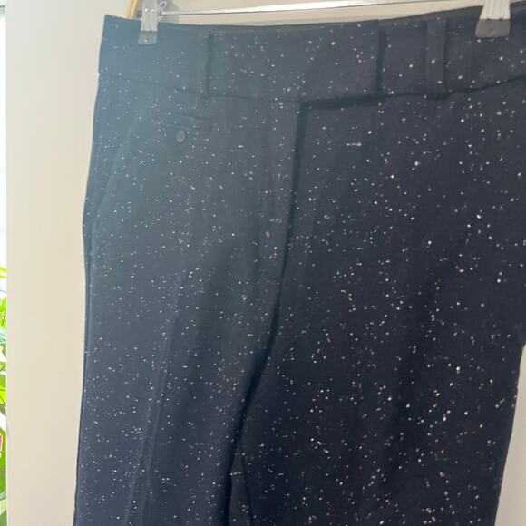 NEW Ann Taylor Loft Blue Wool Trouser Pants Size 8 - Picture 5 of 7